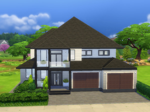 Sims 4 — Florida Delight by dorienski — Florida Delight is a very spacious family house. Downstairs is an open-plan