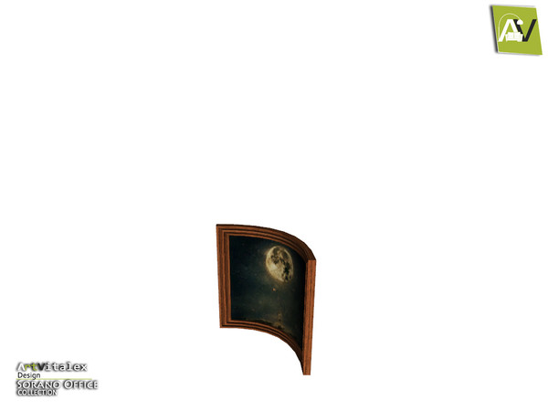 Sims 3 — Sorano Photo Frame Curved by ArtVitalex — - Sorano Photo Frame Curved - ArtVitalex@TSR, Aug 2017