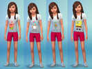 Sims 4 — Spongebob Children's T-Shirt's by prosims23 — Hey guys! I hope you enjoy these Spongebob themed t-shirts. There
