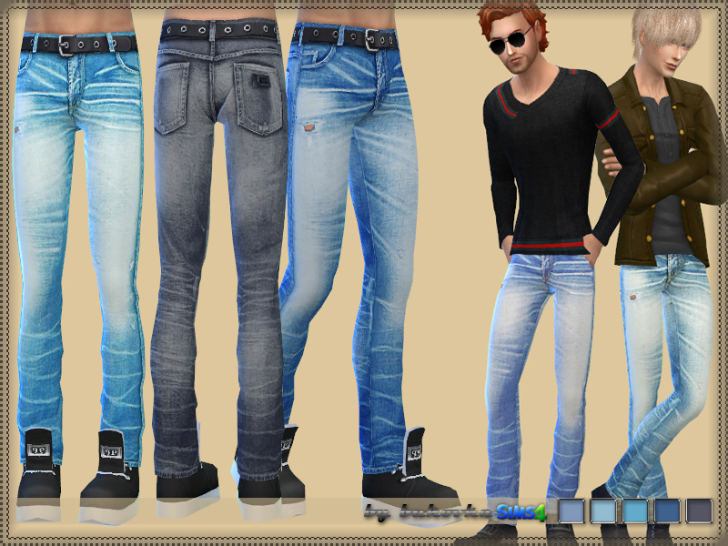 The Sims Resource - Pants Denim