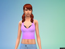 Sims 4 — Original game Tanktop recoler by NikkiGamer101 — This is a recolor of the tanktop with a black bra under. it
