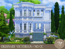Sims 4 — Ordinary Victorian  by nie-ves — A victorian house with a big garden. It has: -4 bedrooms -3 bathrooms -kitchen
