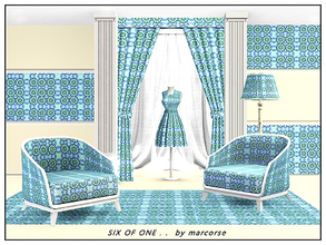 Sims 3 — Six of One . ._marcorse by marcorse — . . and half a doaen of the other' .Abstract pattern . . groups of 6