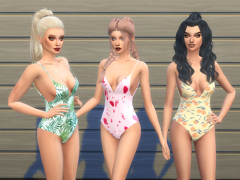 Sims 4 Recolor - Madlen Swimsuit by bellaloallure - Mesh needed by Kitena