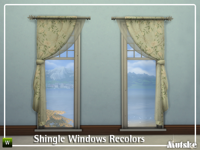 The Sims Resource - Shingle Windows Recolors