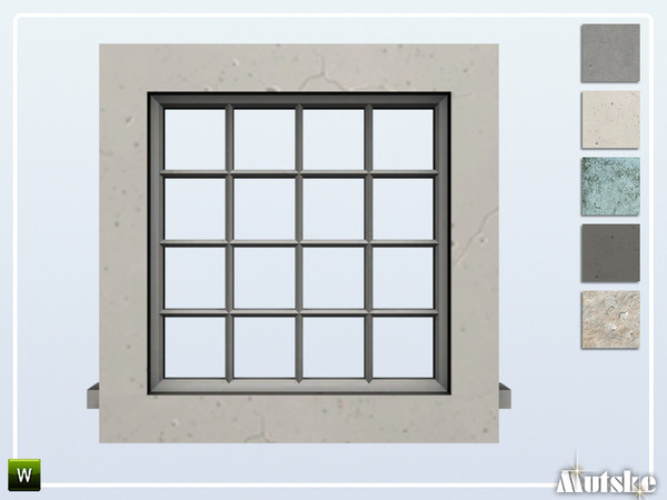 Sims 4 — Shingle Window Privat 1x1 by Mutske — Part of the construtionset Shingle. Made by Mutske@TSR. 