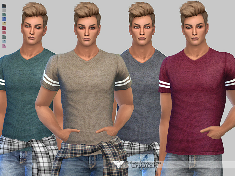 The Sims Resource - Dylan T-shirt(men)