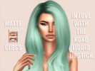 Sims 4 — IN LOVE WITH THE KOKO LIQUID LIPSTICK COLLECTION by Kimbabylee — LOCATION Lipstick SWATCHES 48 COMPATIBILITY HQ