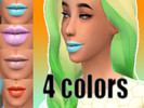 Sims 4 — Itz Vicky - Lipstick Recolor by ItzVicky — Made this with Sims 4 Studio! Hope you like it. Use it for many