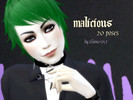 Sims 4 — Malicious Posepack by Isims13572 — 20 Poses made for male sims (in-game) custom thumbnails posepack: 16 standing