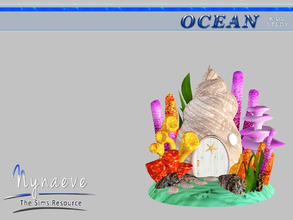 Sims 3 — Ocean Kids Dollhouse by NynaeveDesign — Ocean Kids Study - Dollhouse Located in: Kids - Toys Price: 153 Tiles: