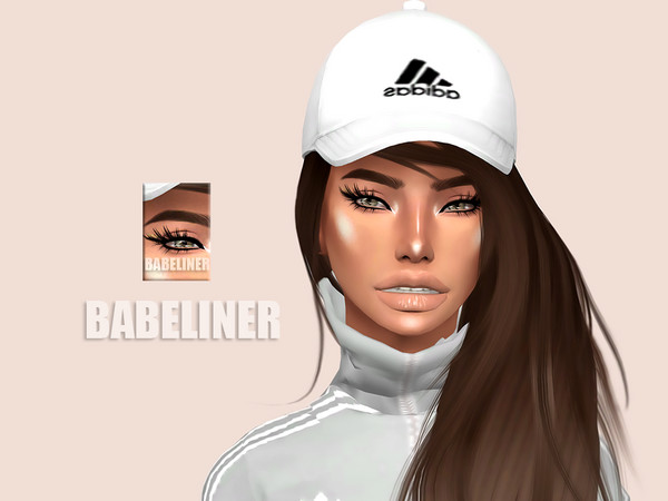 Sims 4 — BABELINER by Kimbabylee — LOCATION Eyeliner SWATCHES 8 COMPATIBILITY HQ 