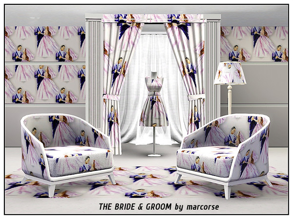 Sims 3 — The Bride & Groom_marcorse by marcorse — Themed pattern - The Bride and Groom - a wedding's lead roles