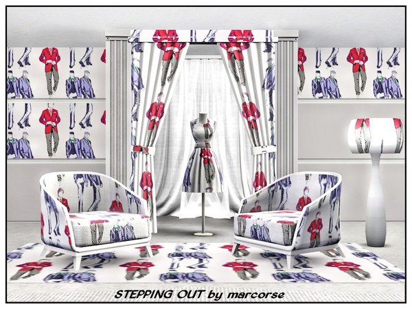 Sims 3 — Stepping Out_marcorse by marcorse — Themed pattern men's semi formal clothing sketches