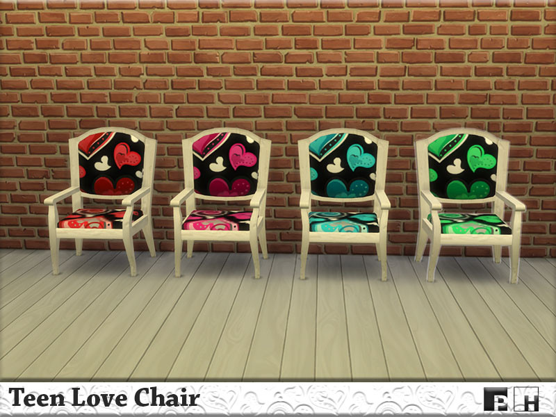 Sims 4 Teen Love Chair by Pinkfizzzzz