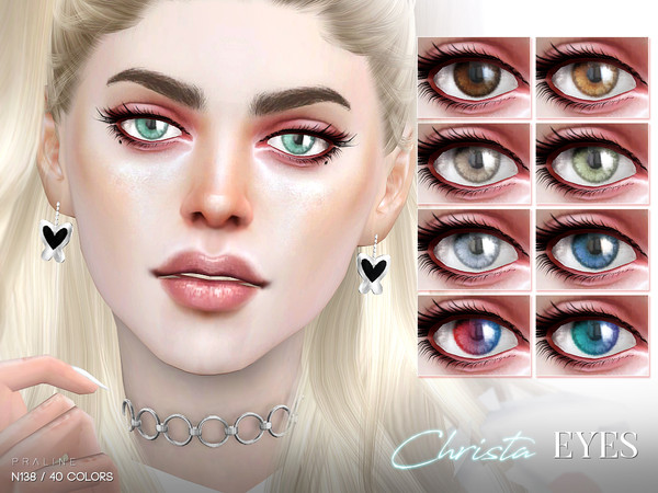 Sims 4 — Christa Eyes N138 by Pralinesims — Eyes in 40 colors, all ages and genders.