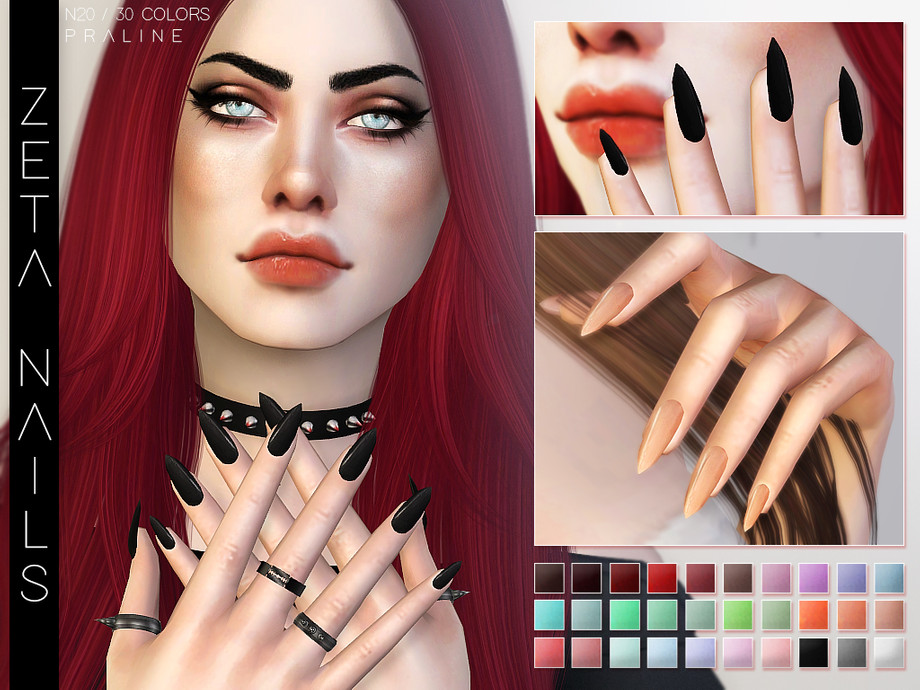 10. "Sims 3 Nail Art Custom Content" - wide 4