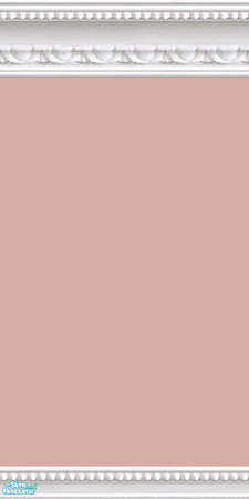 Sims 2 — jsf2WMBGDuskyPink by jsf — A muted pink paint using my white marble, beaded moulding with egg and dart