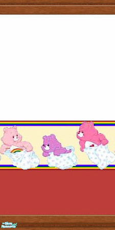 Sims 2 — Care Bears - Paint by Lorah — Mix n match Care Bears carpets with matching walls for the children. 