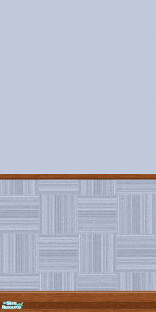 Sims 2 — Sincerely Blue - Individual Item by Lorah — 2 wallpaper, 1 panel and 1 linoeum.