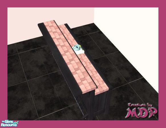 Sims 2 — MDP Pastel Pink Mission Bar by MelandStv — There are 6 colourful shades in this set. Part of my Pastel Pack.