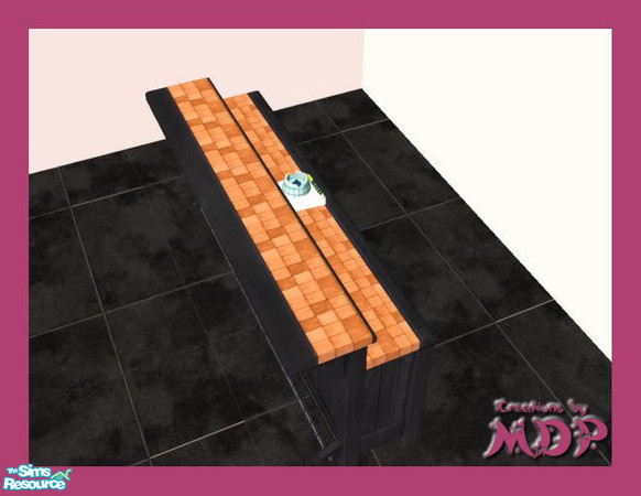 Sims 2 — MDP Pastel Orange Mission Bar by MelandStv — There are 6 colourful shades in this set. Part of my Pastel Pack.