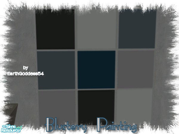 Sims 2 — Blustery Bedroom - Painting by EarthGoddess54 — Just one piece of the Blustery Bedroom Collection. Enjoy!