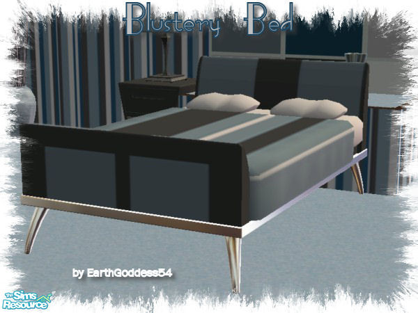 Sims 2 — Blustery Bedroom - Bed by EarthGoddess54 — Just one piece of the Blustery Bedroom Collection. Enjoy!