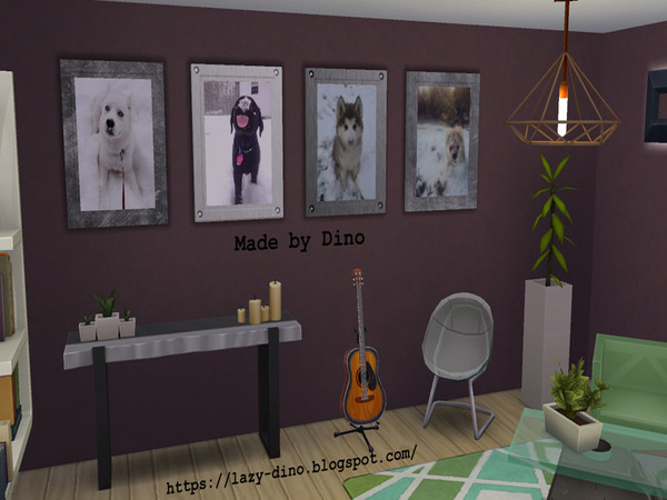 Sims 4 — [Dino] Pics of my friends by khunglongluoi2 — Recolor by me. 4 Recolor Mesh by EA Come to my blog to see more.