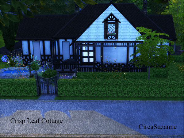Sims 4 — Crisp Leaf Cottage by circasuzanne2 — This 3 bedroom 1 bathroom cottage is hidden away in the forest which makes