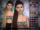Sims 4 — LeahLillith Royalty Hair by Leah_Lillith — Royalty Hair All LODs Smooth bones works with hats custom CAS