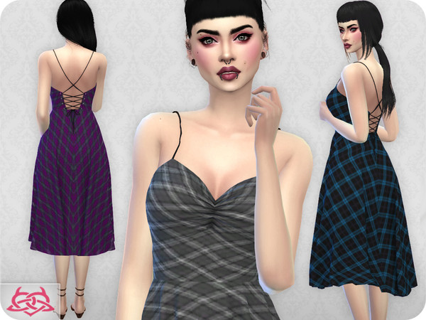 Sims 4 — Claudia dress RECOLOR 9 (Needs mesh) by Colores_Urbanos — 20 options - inspired by my real designs Need mesh,