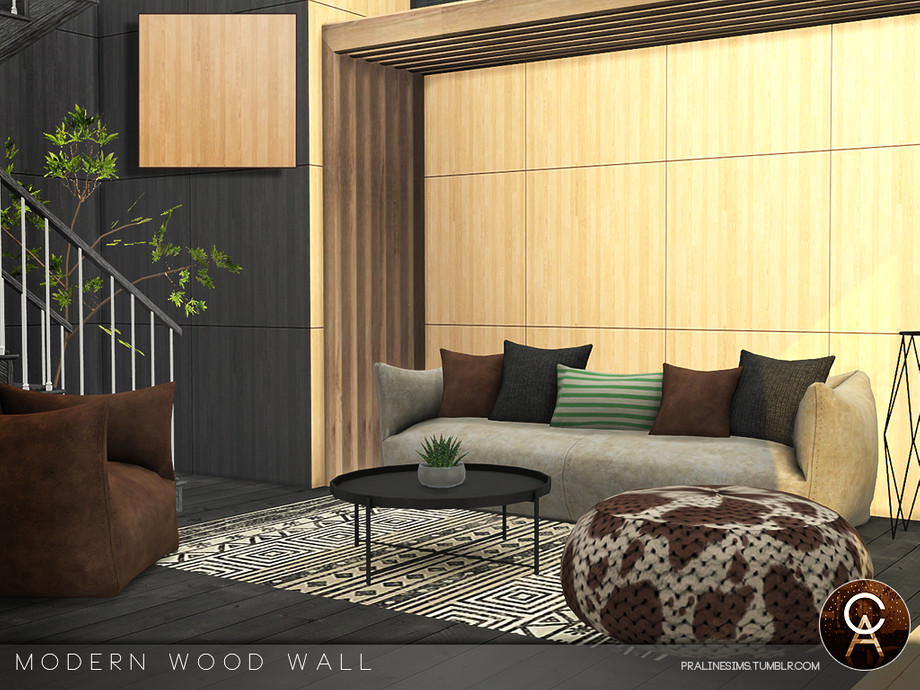 Mod The Sims - Wood Modern- CC Free