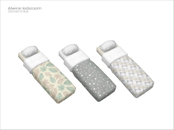 Sims 4 — [Alwine kidsroom] single bed matress by Severinka_ — Matress for for the lower level of the frame From the set
