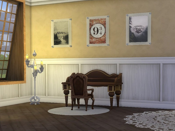 Sims 4 — Harry potter Picture  by alydreamerfrance — picture harry potter 5 colors