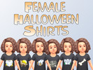 Sims 4 — Halloween Toddler Tee (FEMALE) by ProximityYT — A (female) toddler graphic tee for the Halloween season! Comes