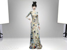 Sims 4 — Floral Gown COREY - Recolor - Mesh needed by Cookpoo — Recolor (13 Swatches) - Mesh needed: