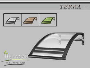 Sims 4 — Terra Awning by NynaeveDesign — Terra Patio - Awning Located in: Decor - Window Coverings Price: 82 Tiles: 1x1
