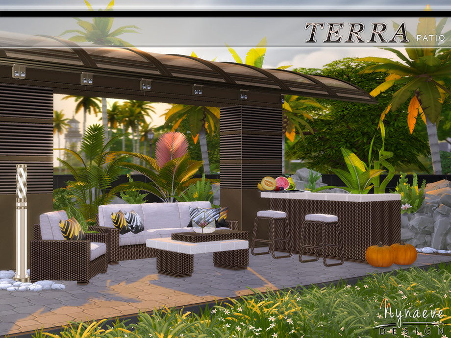 The Sims Resource Terra Patio - How To Turn Garden Into Patio Sims 4 Cc