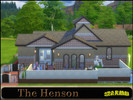 Sims 4 — The Henson by Starmanut2 — This contemporary lot features a master bed and bath on the main floor with two kid