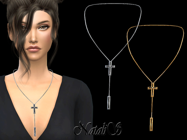 Mod The Sims - Cross Necklace