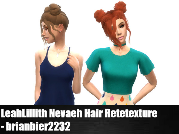Sims 4 — LeahLillith Nevaeh Hair Retexture - Mesh needed by brianbier — Retexture of LeahLillith's Nevaeh Hair MESH