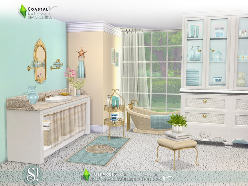 The Sims Resource Coastal Bathroom