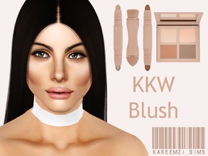 Sims 3 — KimKW Contour+Highlight Blush by KareemZiSims2 — Inspired by Kim Kardashian West's Contour &amp;amp;