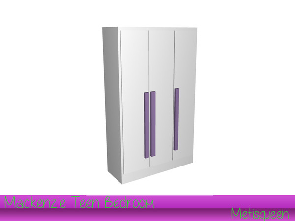 Sims 4 — Metisqueen MacKenzieBedroomArmoire by metisqueen2 — Full wardrobe for MacKenzie Bedroom. 3 variants.