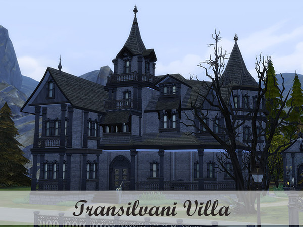 Sims 4 — Vila Transilvani NO CC by Bradybrad7 — Halloween is back! Time to get your sims ready for this spooktacular