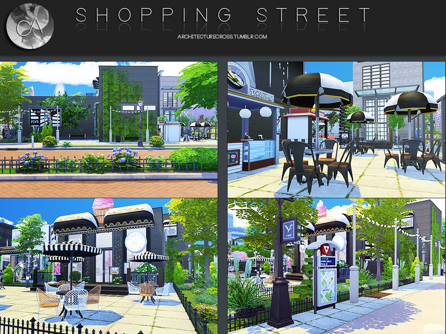 The Sims Resource - Shopping Street