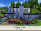 Sims 4 — Modern Caeli (NO CC)  by setejuss — This beautiful modern house is perfect for your sims. The house is located