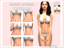 Sims 4 — Under Breast Tattoos by TheOnlyMissMel — A pack of 7 lovely under breast tattoos for your Sims! Custom Thumbail