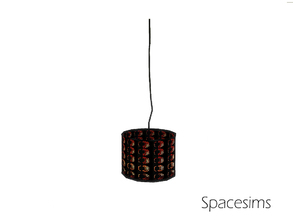 Sims 4 — Monazite dining room - Ceiling lamp 2 by spacesims — This is a unique ceiling lamp with an inovative pattern